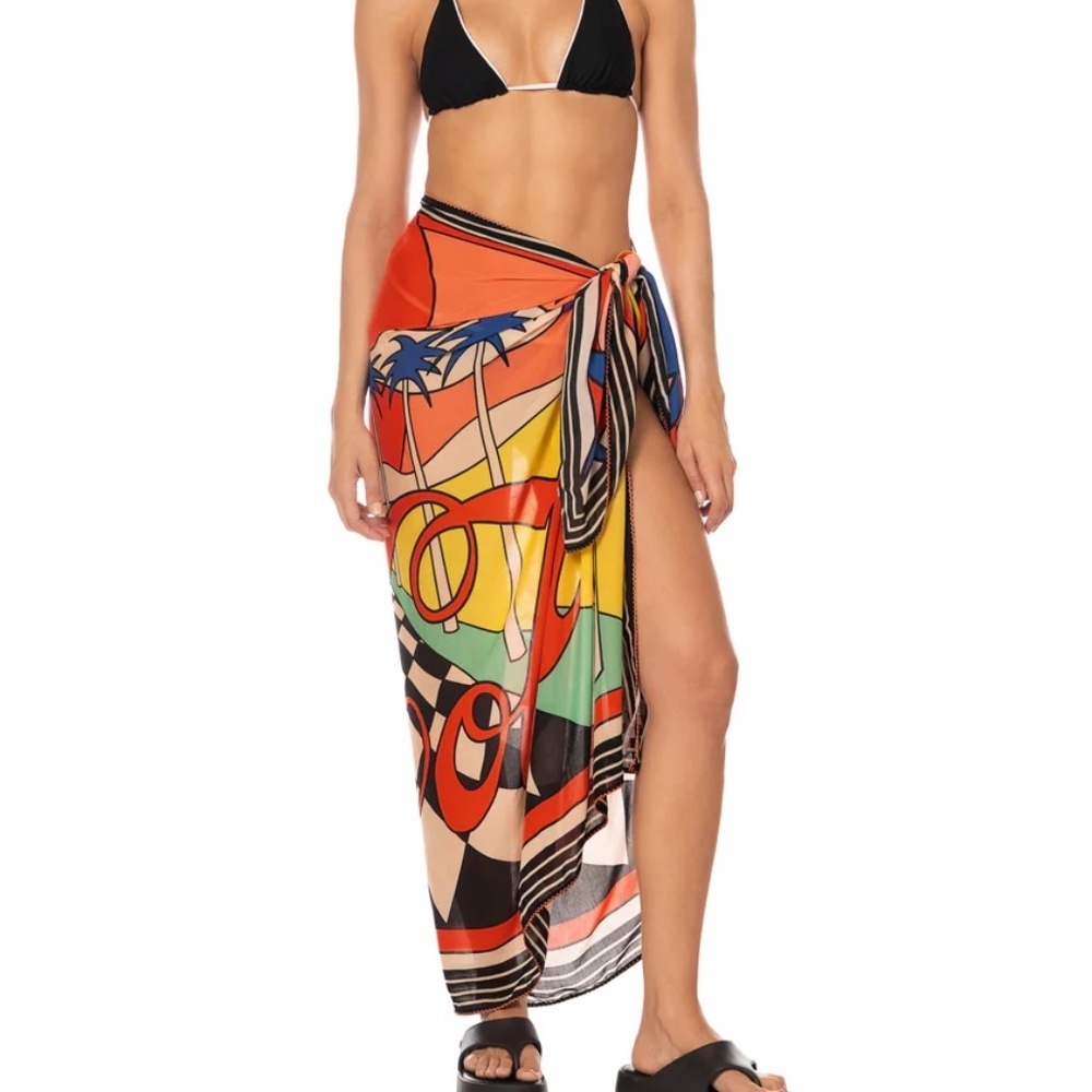 Maaji Coca Cola Palm Springs Fizz Isla Pareo O/S NWT